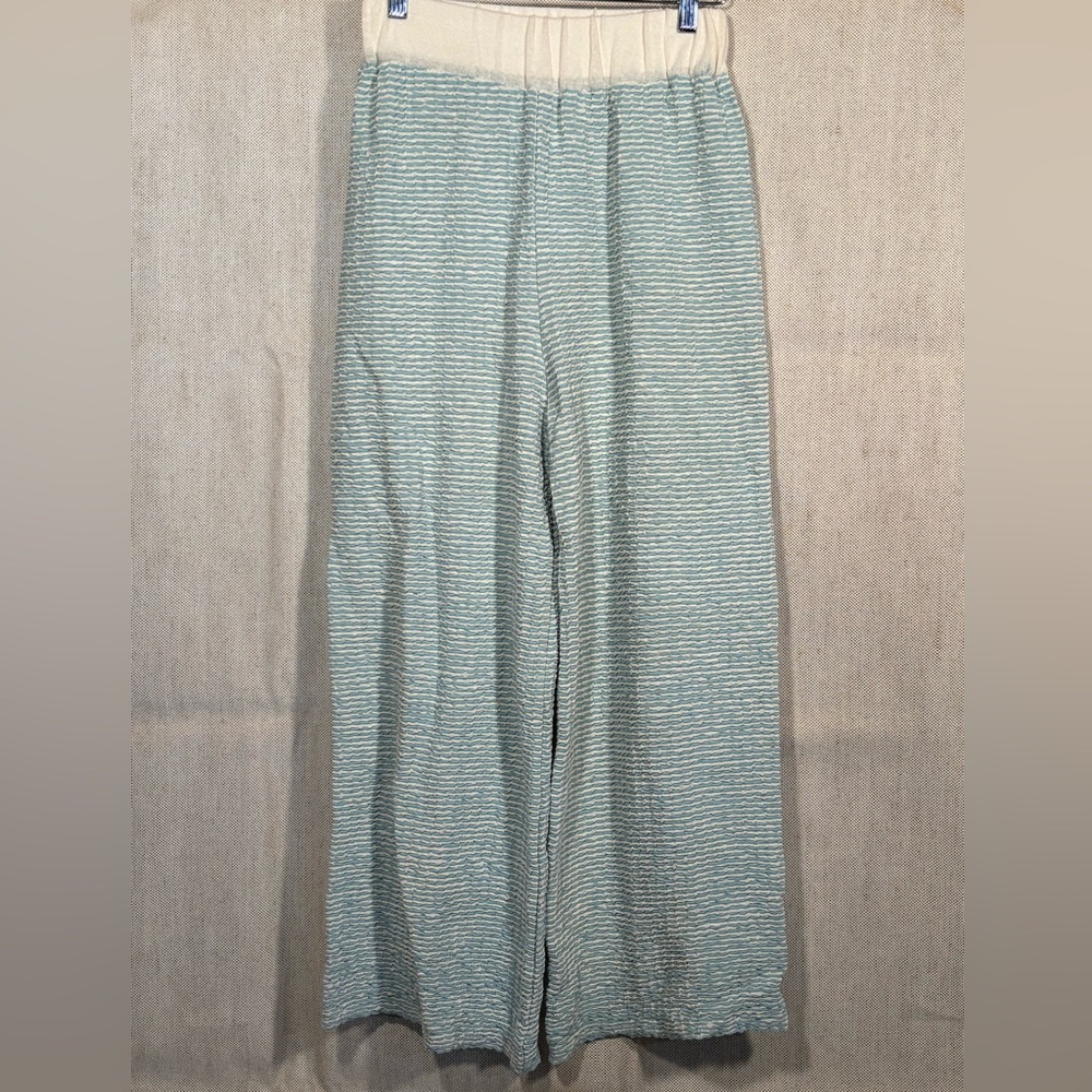 Luxury Knit Wide Leg Pants Italian Yarn RUS Size Medium